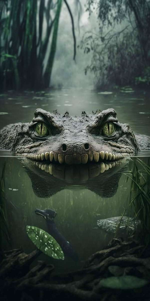 alligator pussel på nätet
