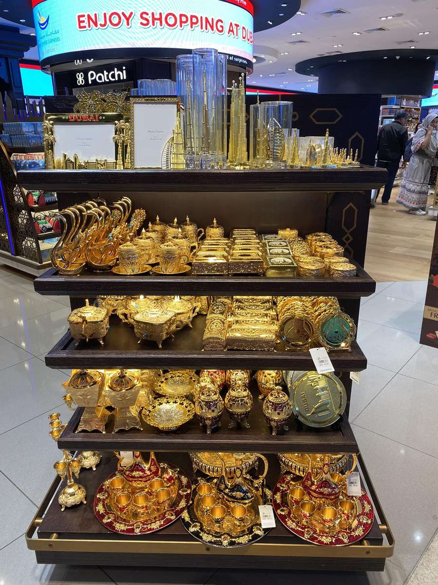 Souvenirs en or de Dubaï puzzle en ligne