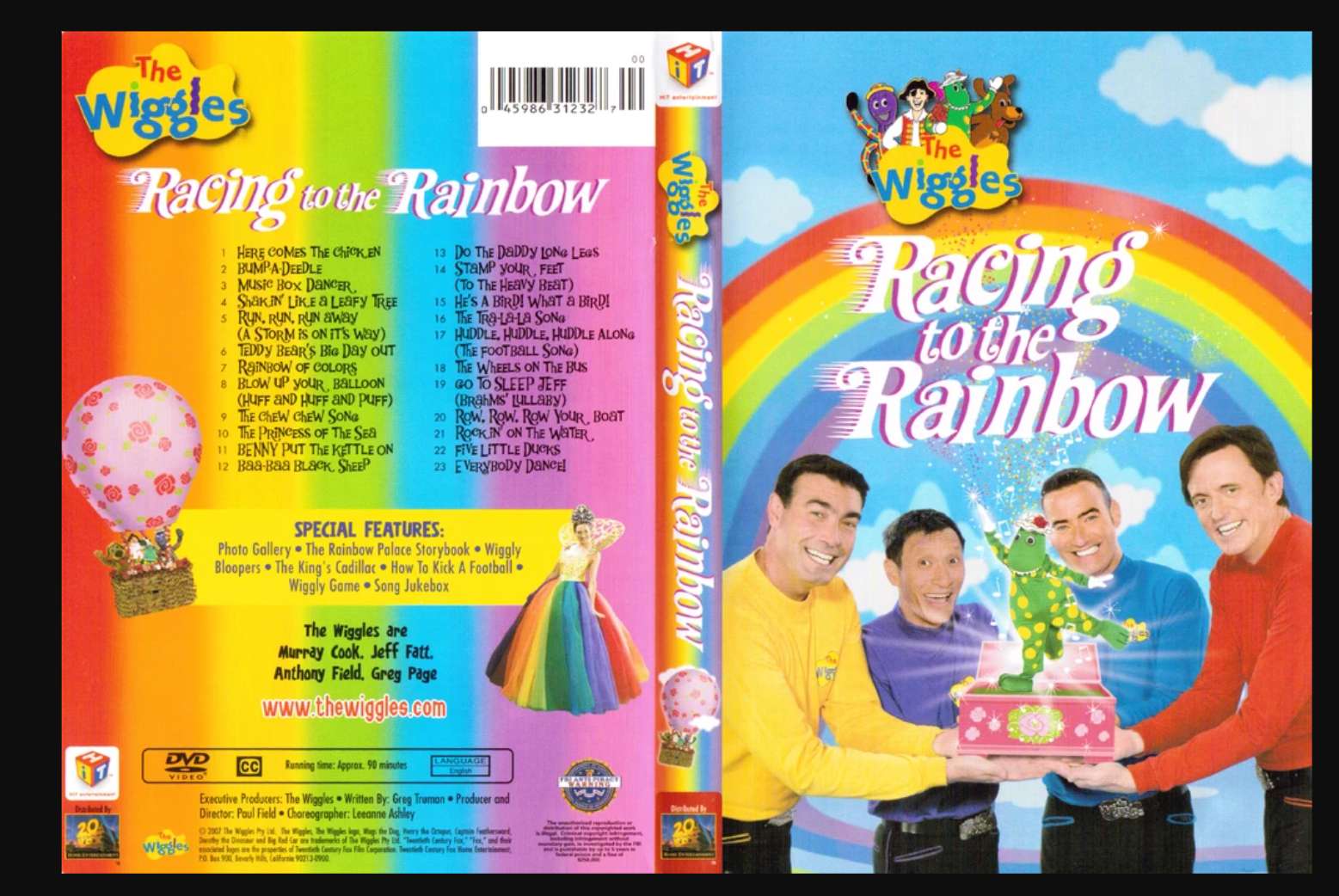 Wiggles Racing to the Rainbow DVD 2006 онлайн пазл