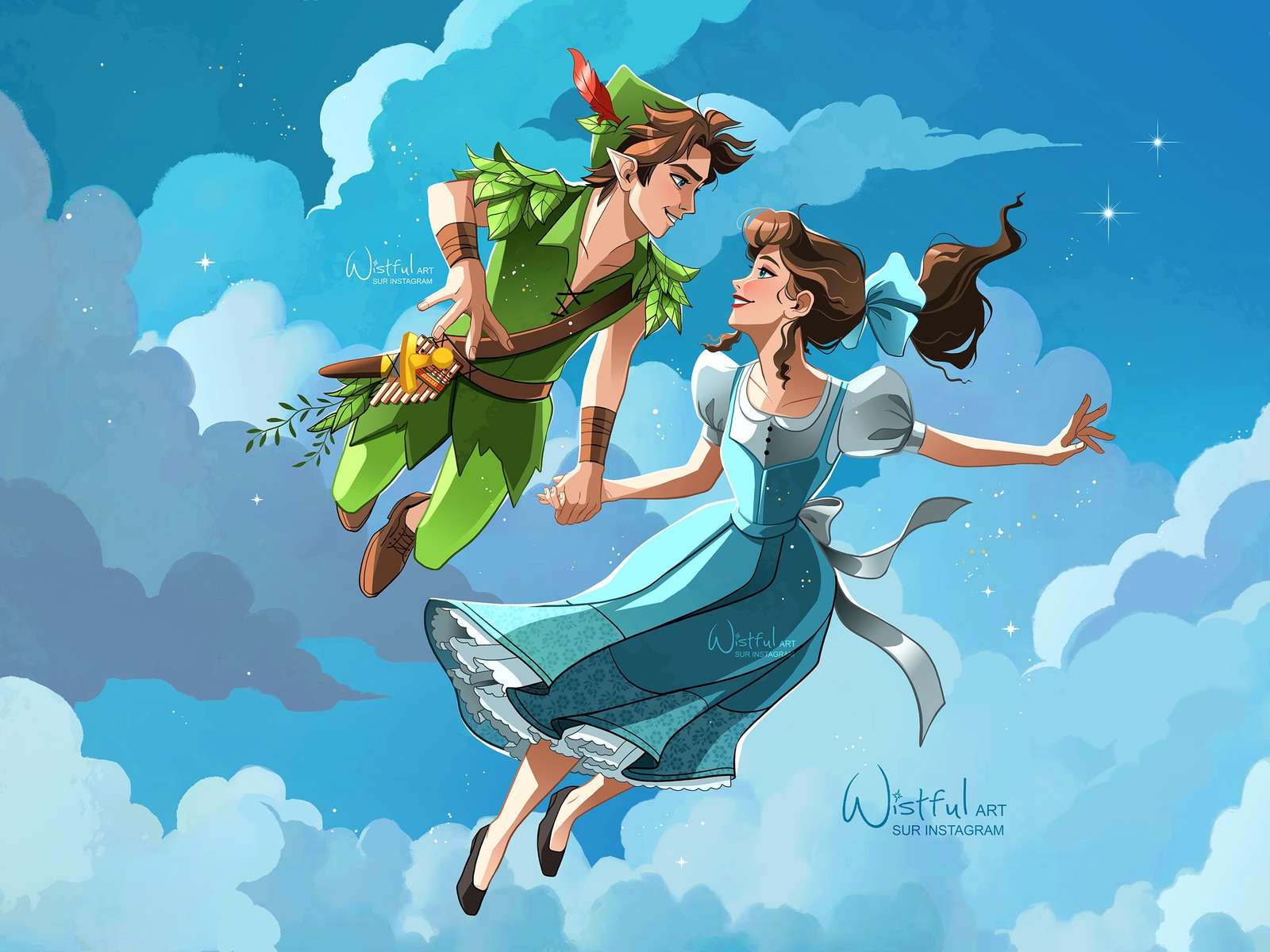 Peter Pan și Wendy puzzle online