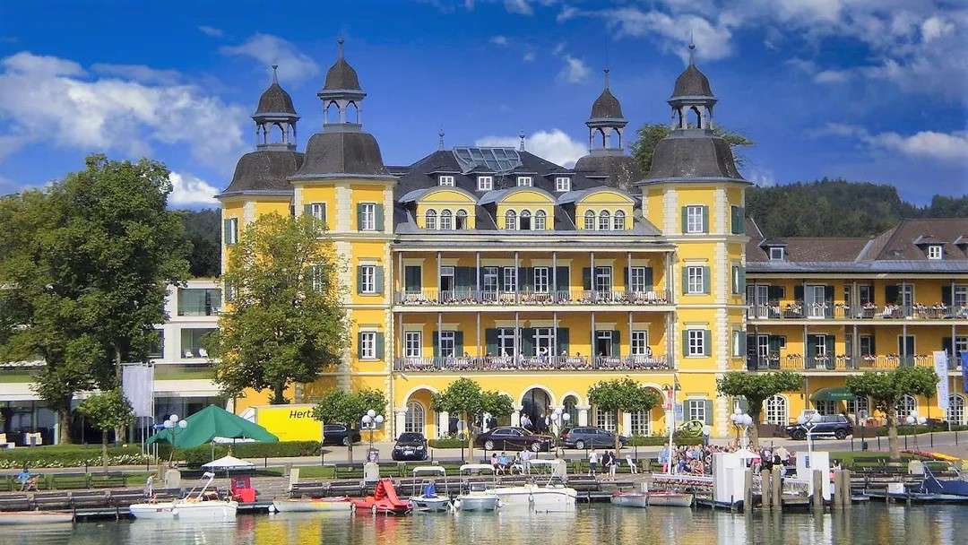 Velden Schlosshotel Kärnten Österreich Online-Puzzle