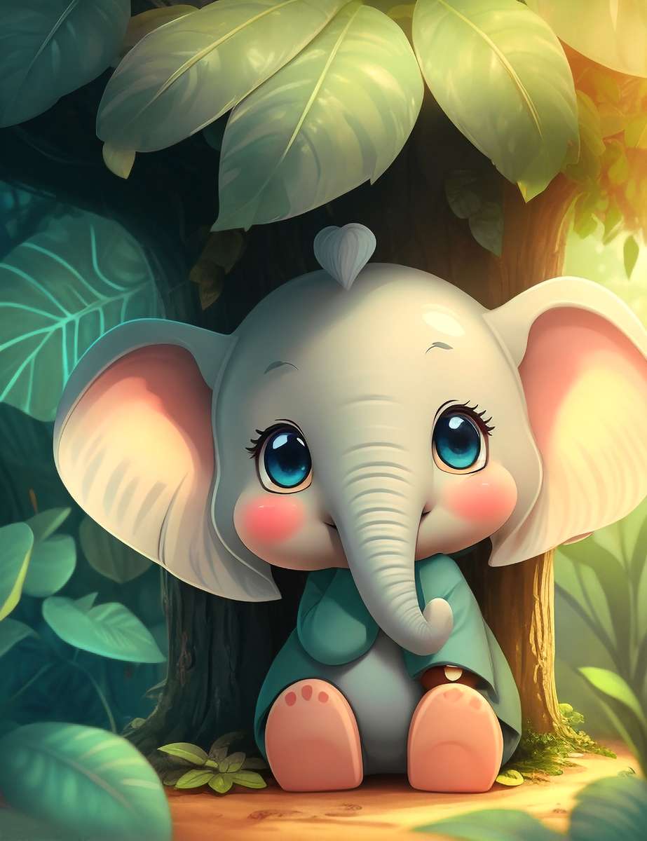 Elefante puzzle online