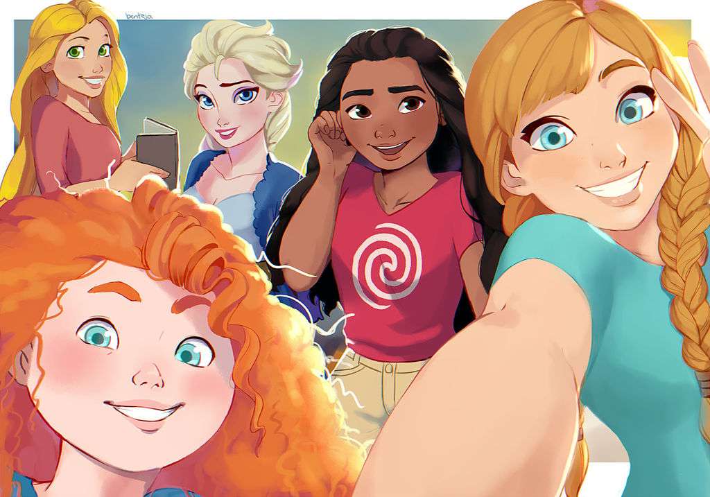 Disney CG hercegnők online puzzle