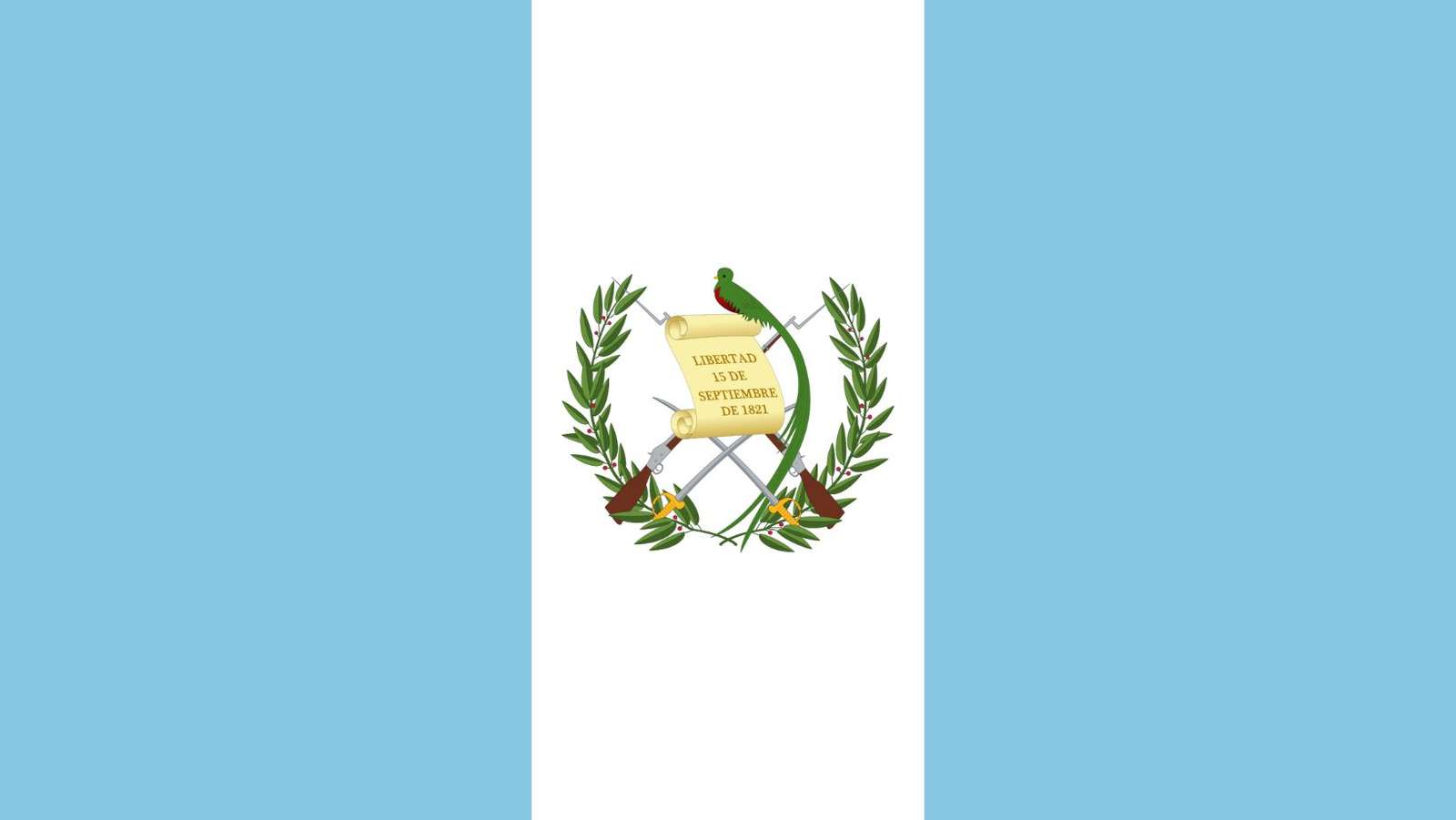 Bandera de Guatemla rompecabezas en línea