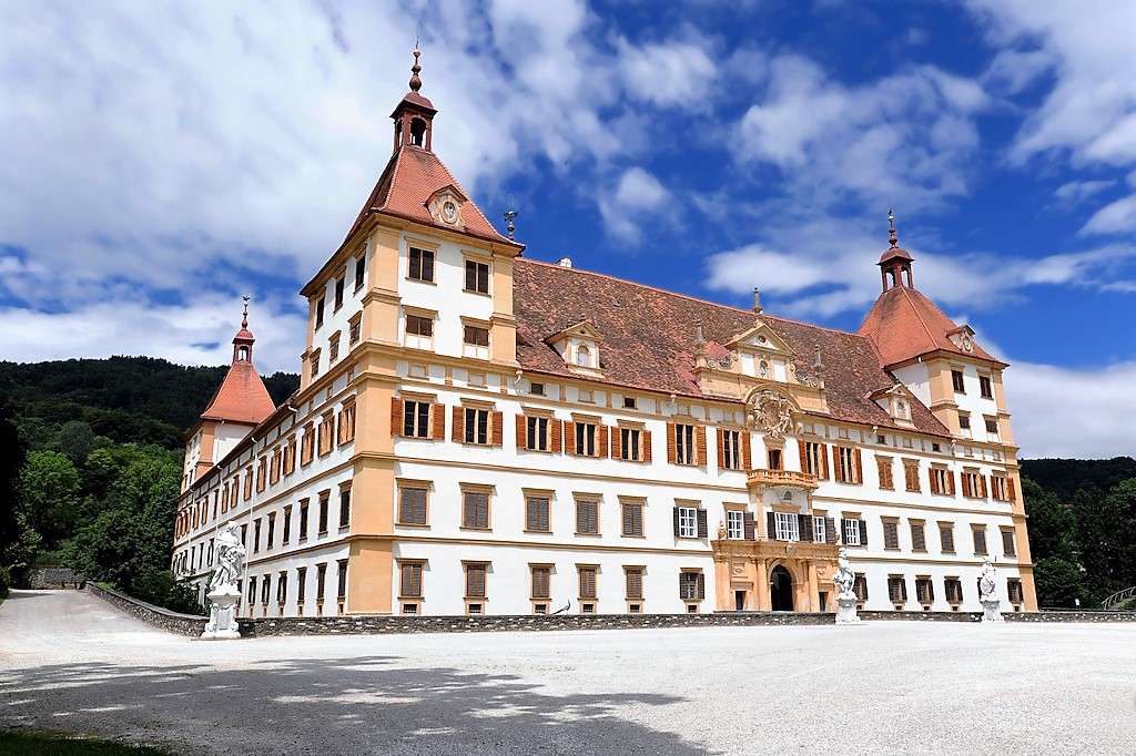 Замок Грац, Штирія, Австрія онлайн пазл