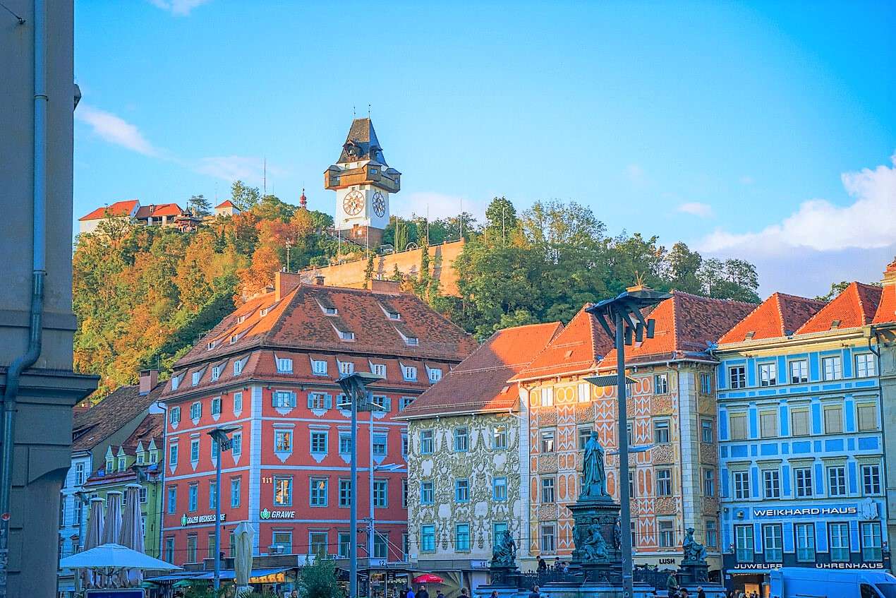 Graz Štýrsko Rakousko skládačky online