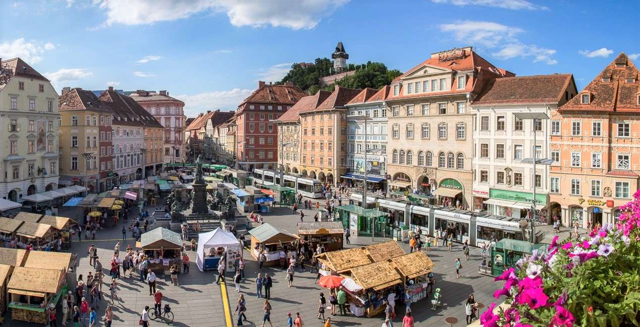 Graz Steiermark Österrike Pussel online