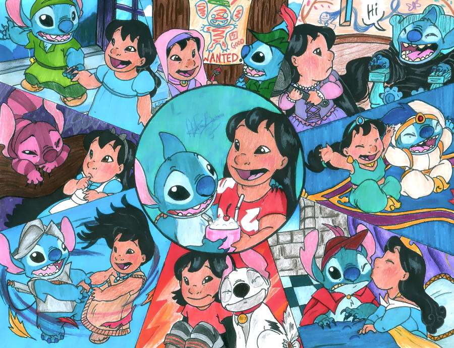 Lilo and Stitch Dressup online puzzle