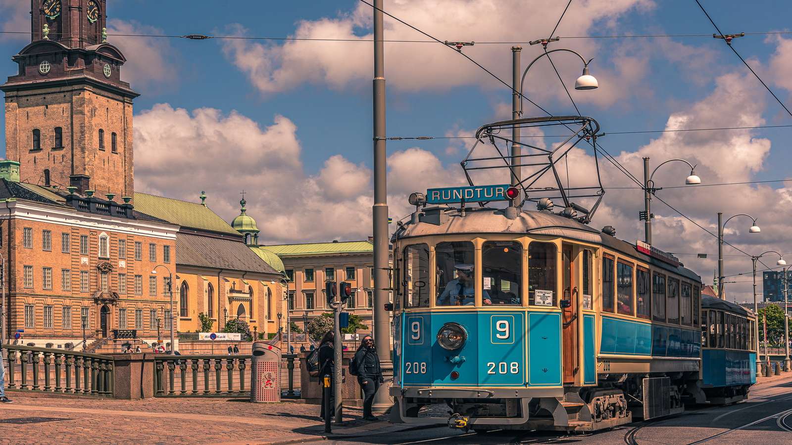 трамвай у Швеції пазл онлайн