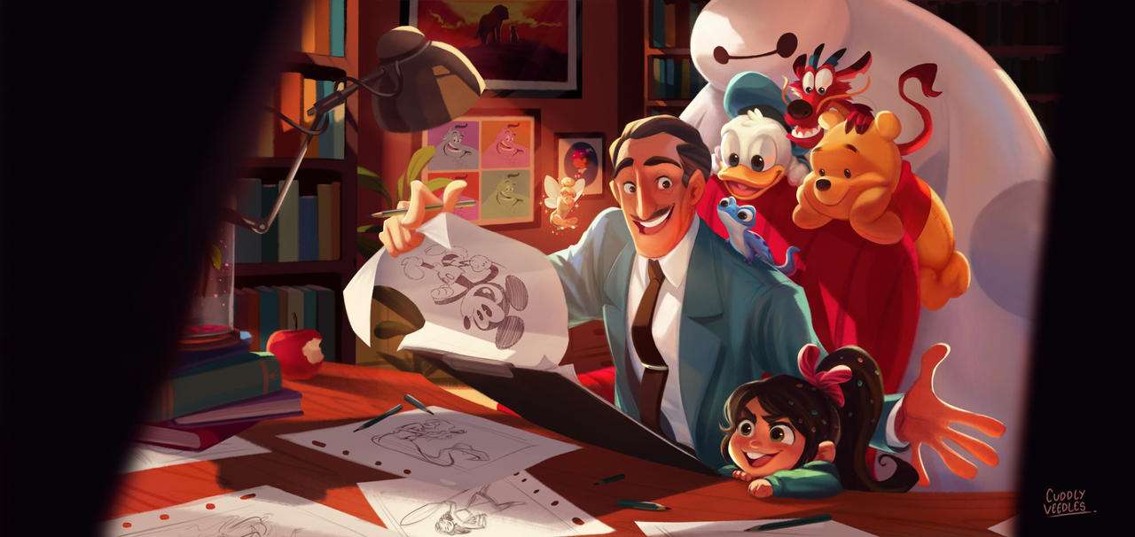Walt Disney: Nejblíže magii online puzzle