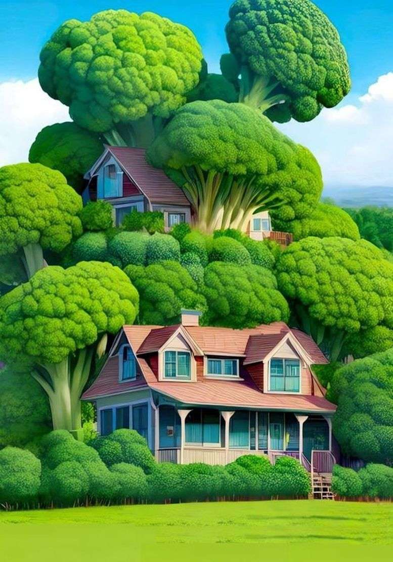 Casa dei broccoli puzzle online