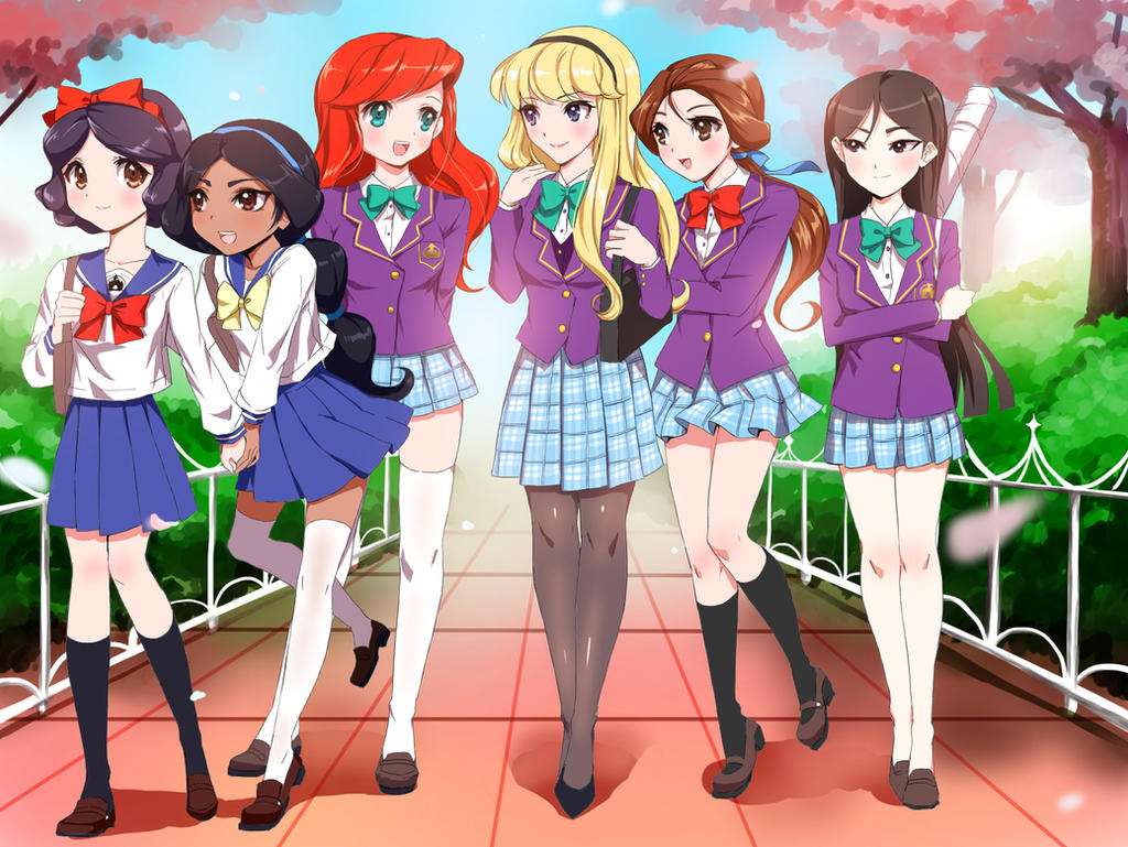 Disney Princess Anime online παζλ