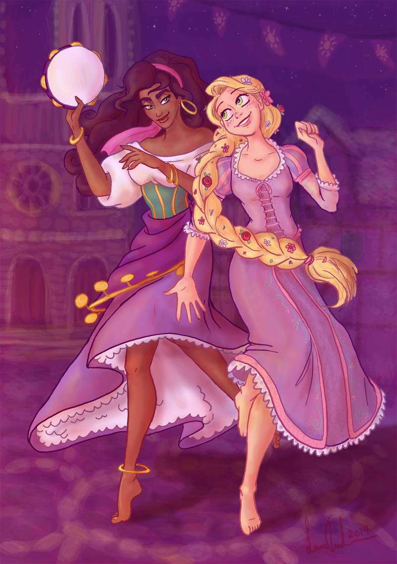Танцуващи принцеси онлайн пъзел