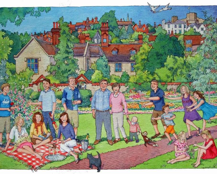 Family picnic jigsaw puzzle online