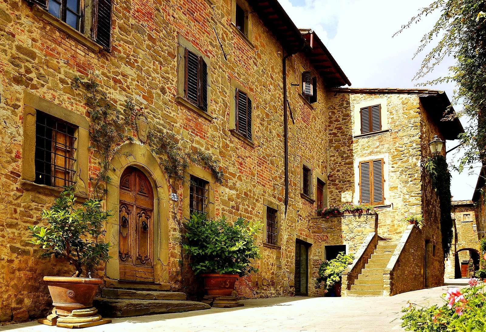 Селище Волпая в Тоскана онлайн пъзел