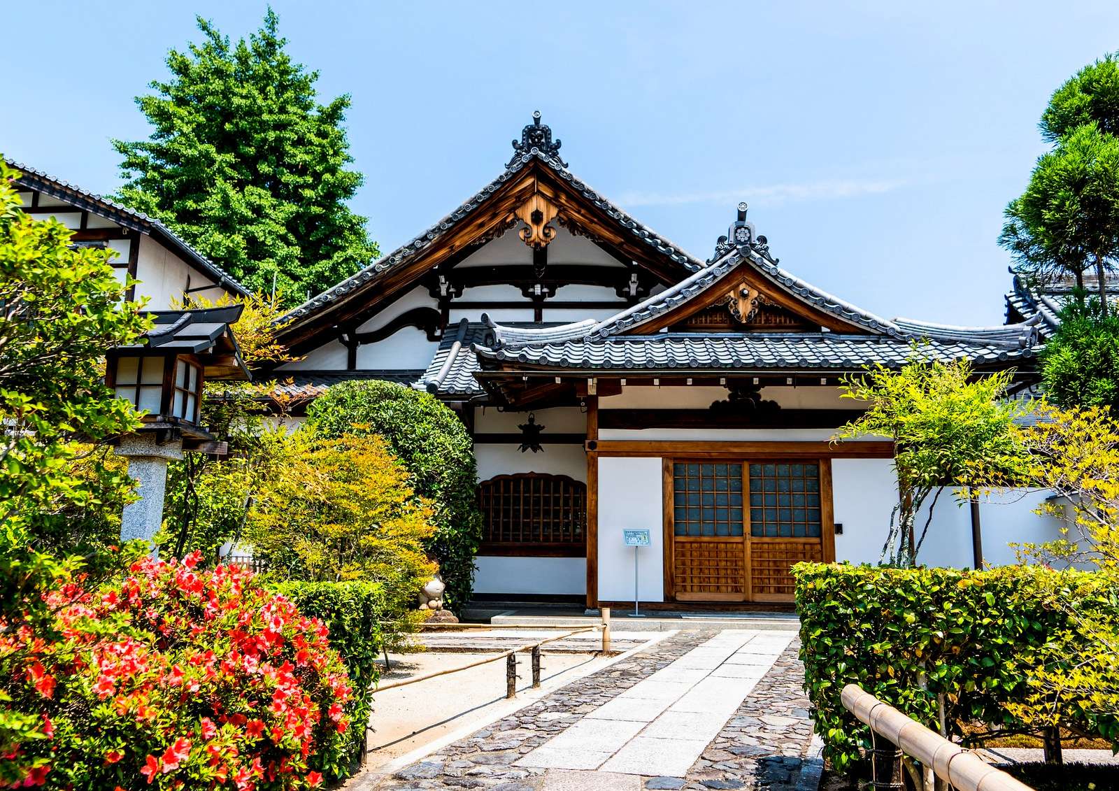 Храм дзен-буддизма в Киото пазл онлайн