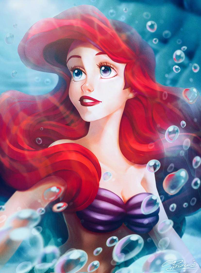 Ariel sous la mer puzzle en ligne
