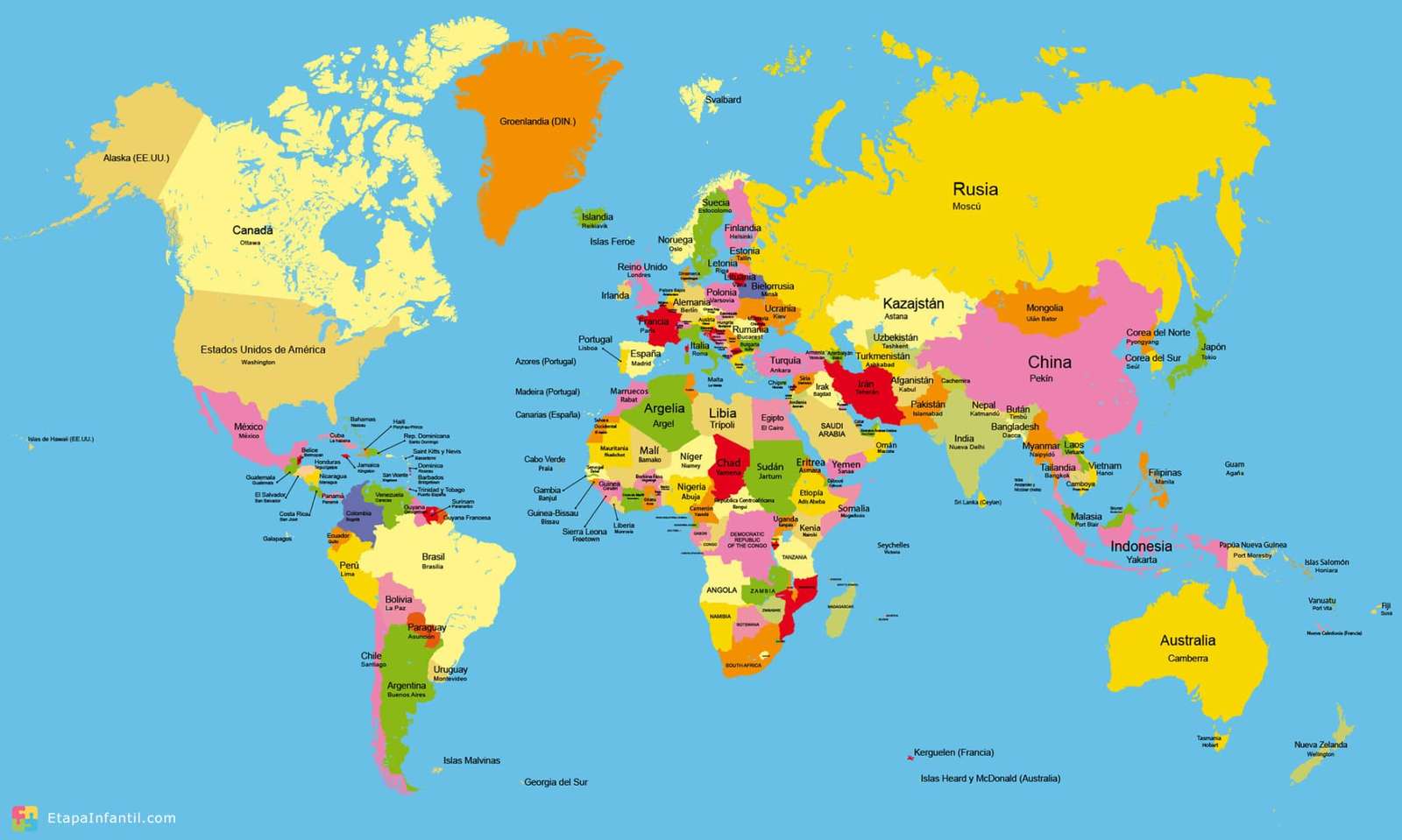 harta lumii puzzle online