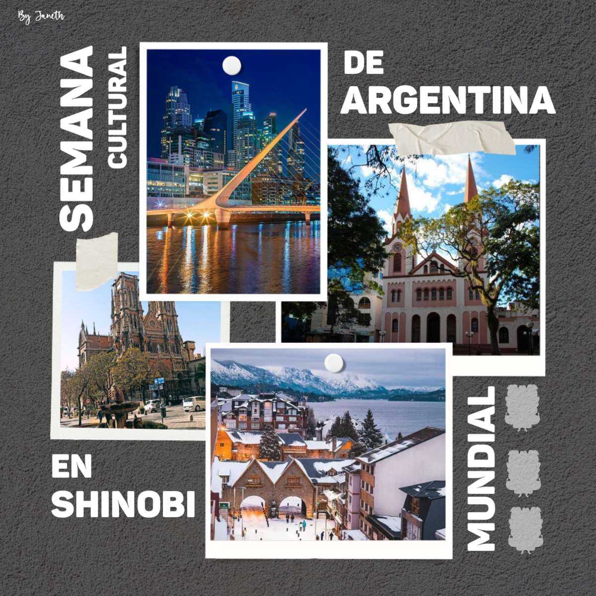 SEMANA CULTURAL: ARGENTINA PAÍS NO MUNDO SHINOBI puzzle online