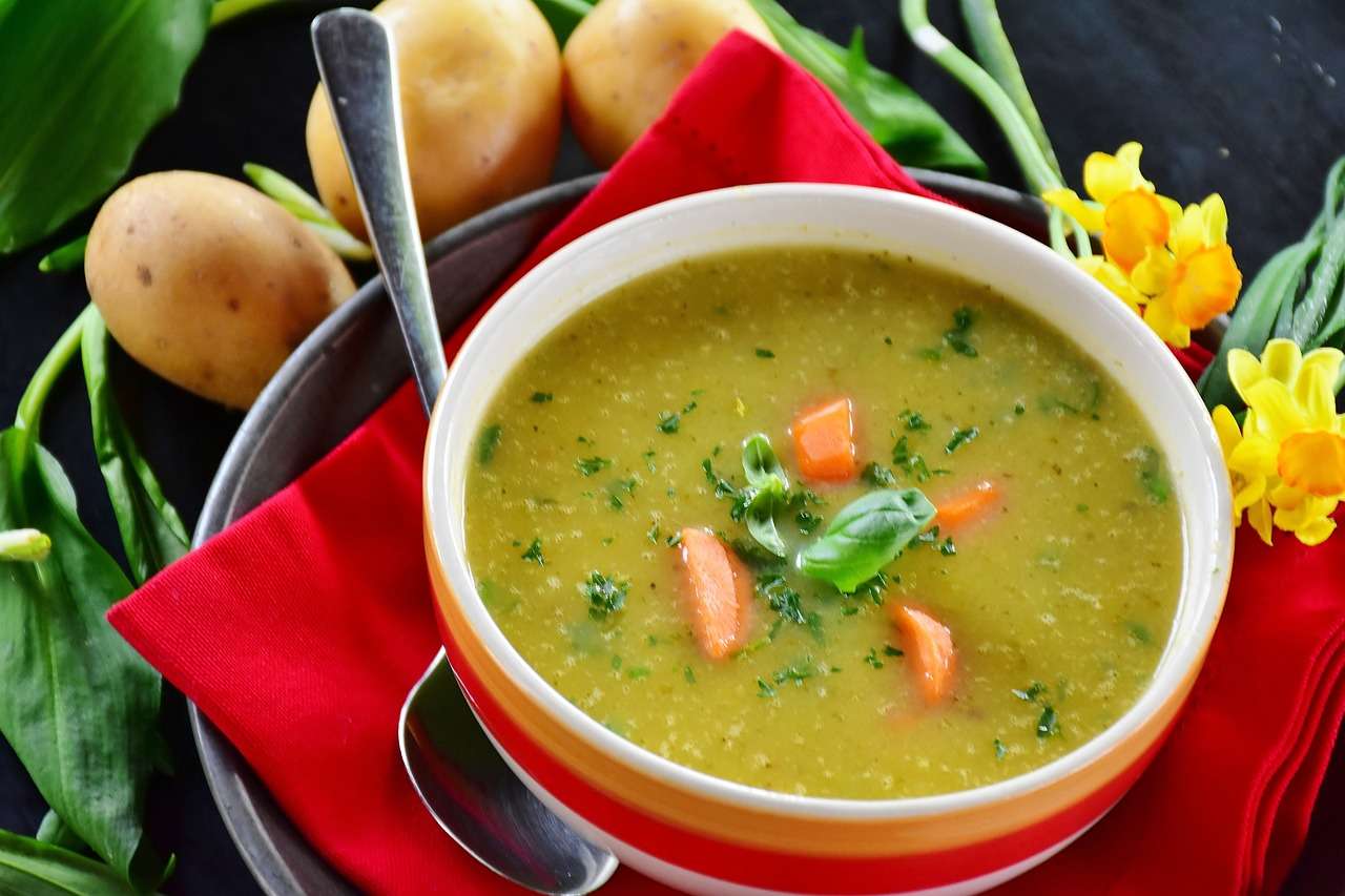 Картофена супа онлайн пъзел