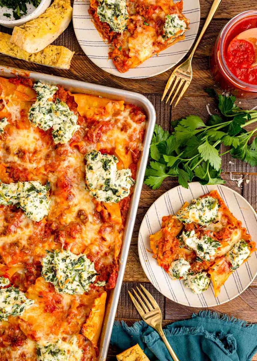 Lasagne fatte in casa puzzle online