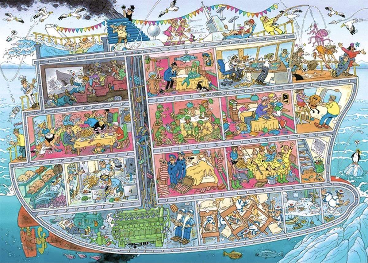 La nave da crociera puzzle online