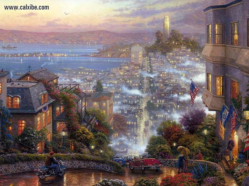 San Francisco Lombard Street puzzle online
