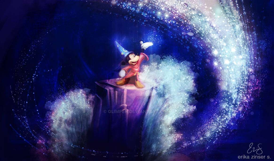Mickey Mouse: de tovenaarsleerling legpuzzel online