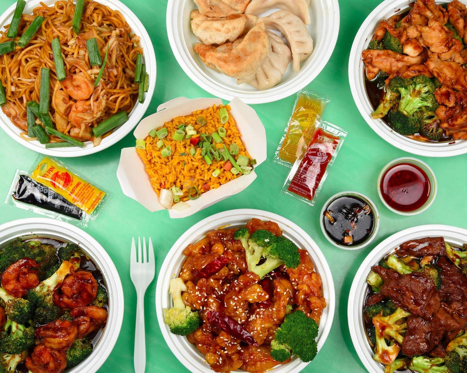 Китайская еда на вынос онлайн-пазл