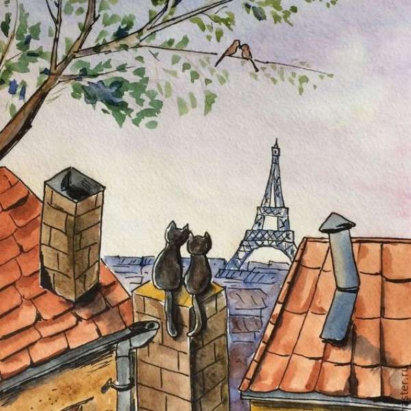 gattini a Parigi puzzle online