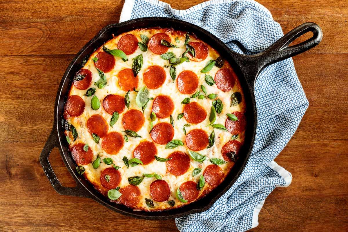 Koekenpan Pizzadip legpuzzel online