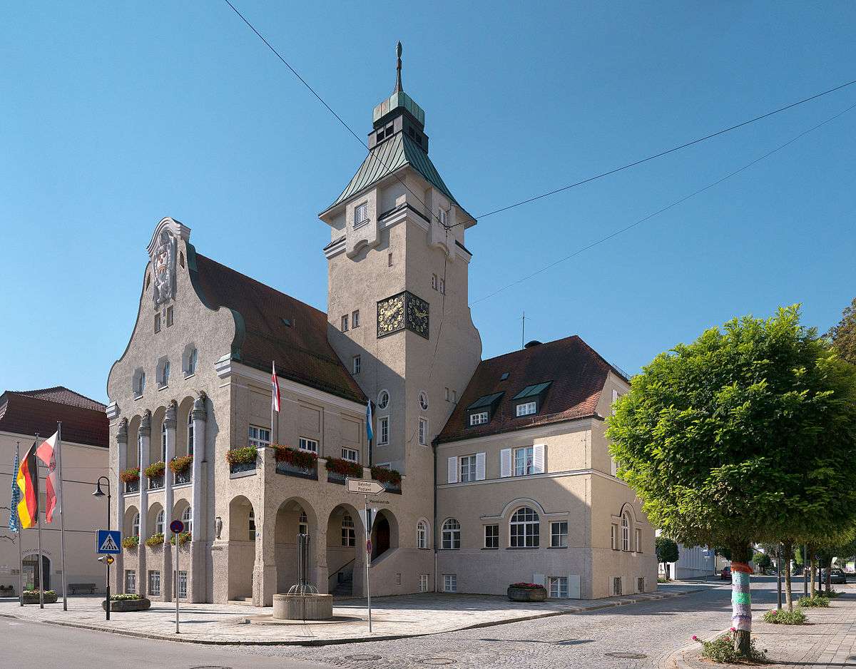 Primăria Simbach Austria Superioară jigsaw puzzle online
