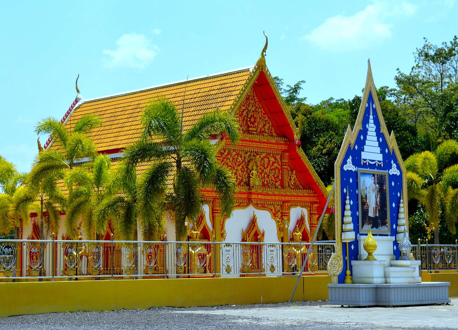 Buddhistiskt tempel i Thailand Pussel online