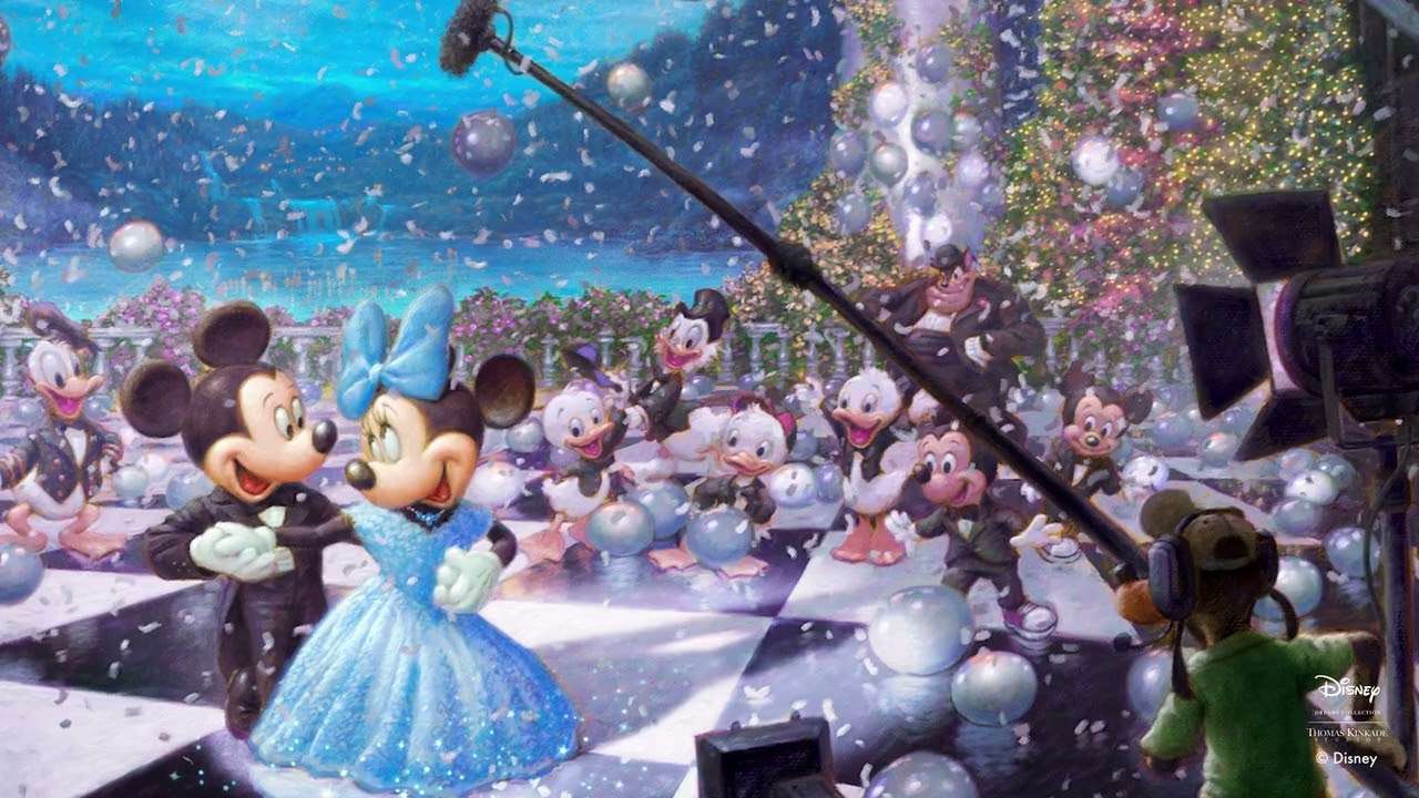 Mickey a Minnie 100 let magie online puzzle