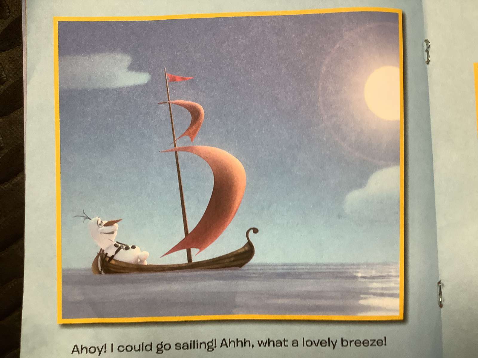 Barca a vela Olaf puzzle online