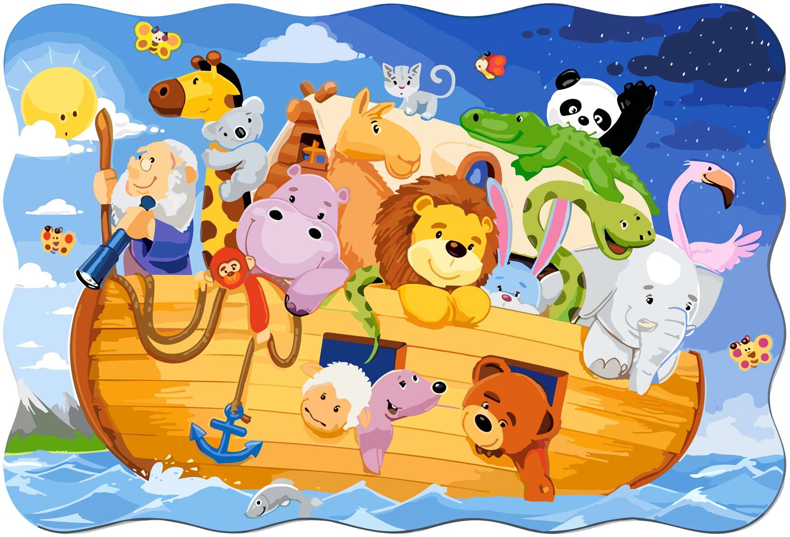 pré-escola arca de noé puzzle online