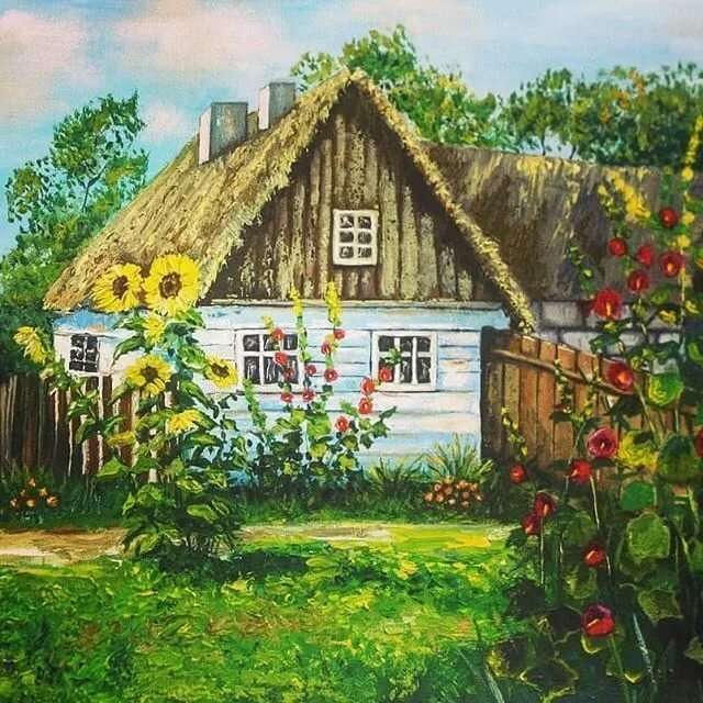 Cottage in the countryside jigsaw puzzle online