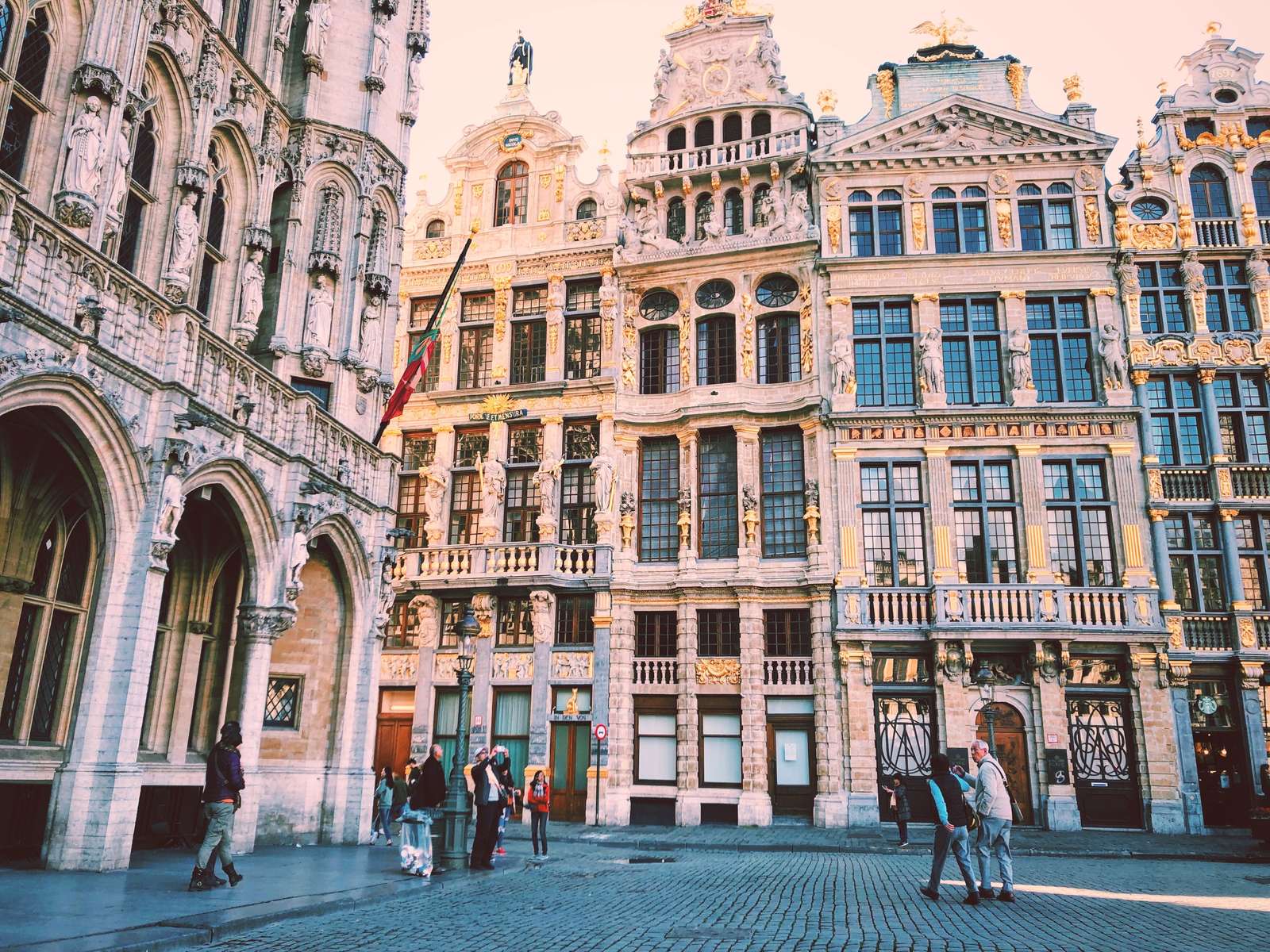 Grand Place, Bruxelles, Belgien pussel på nätet