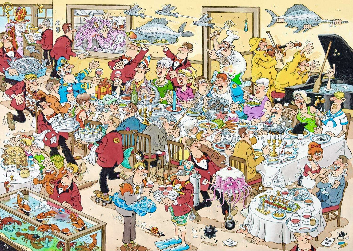 Seafood restaurant jigsaw puzzle online
