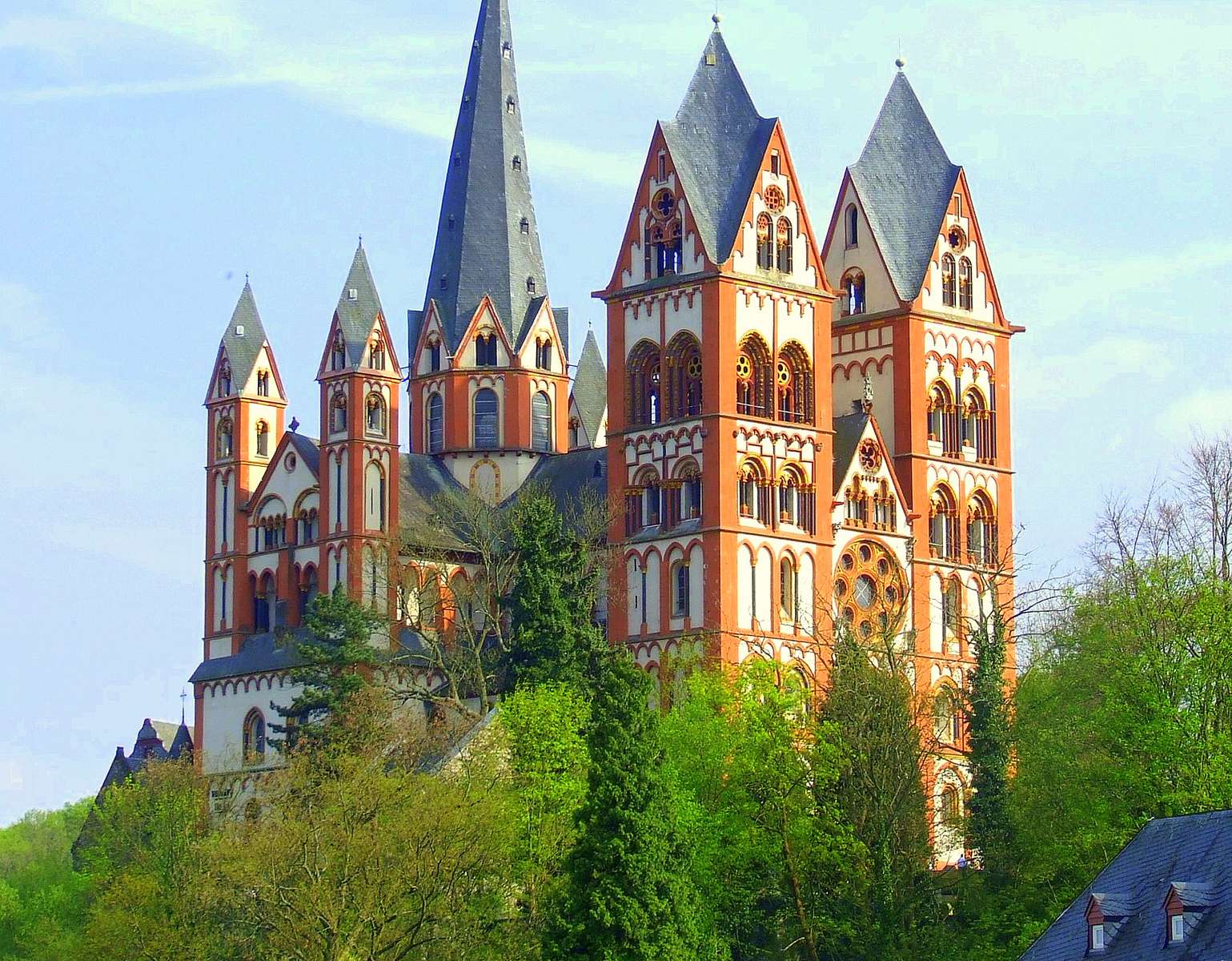 Катедралата Св. Георги и Николай (Лимбург, Германия) онлайн пъзел