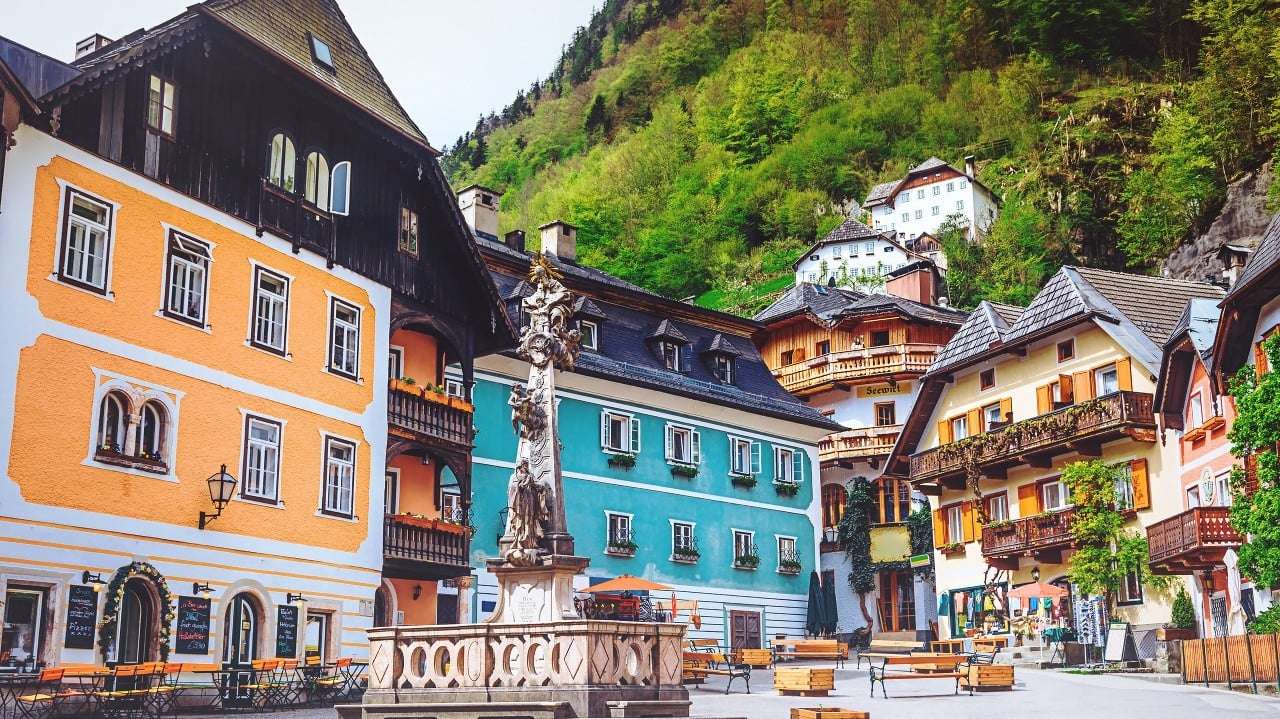 Hallstatt en Haute-Autriche puzzle en ligne