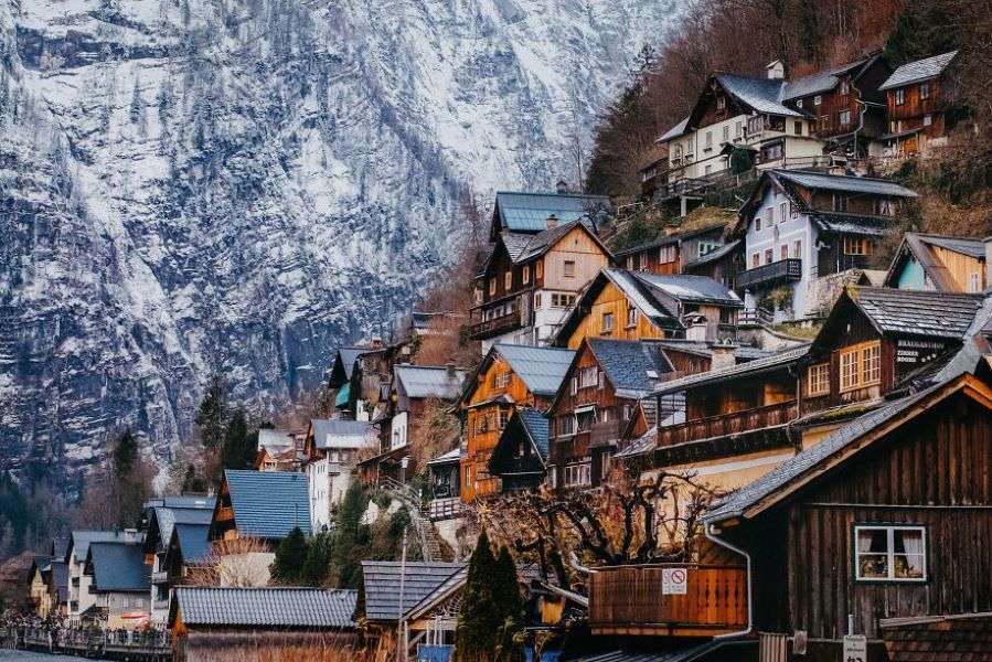 Hallstatt v Horním Rakousku skládačky online