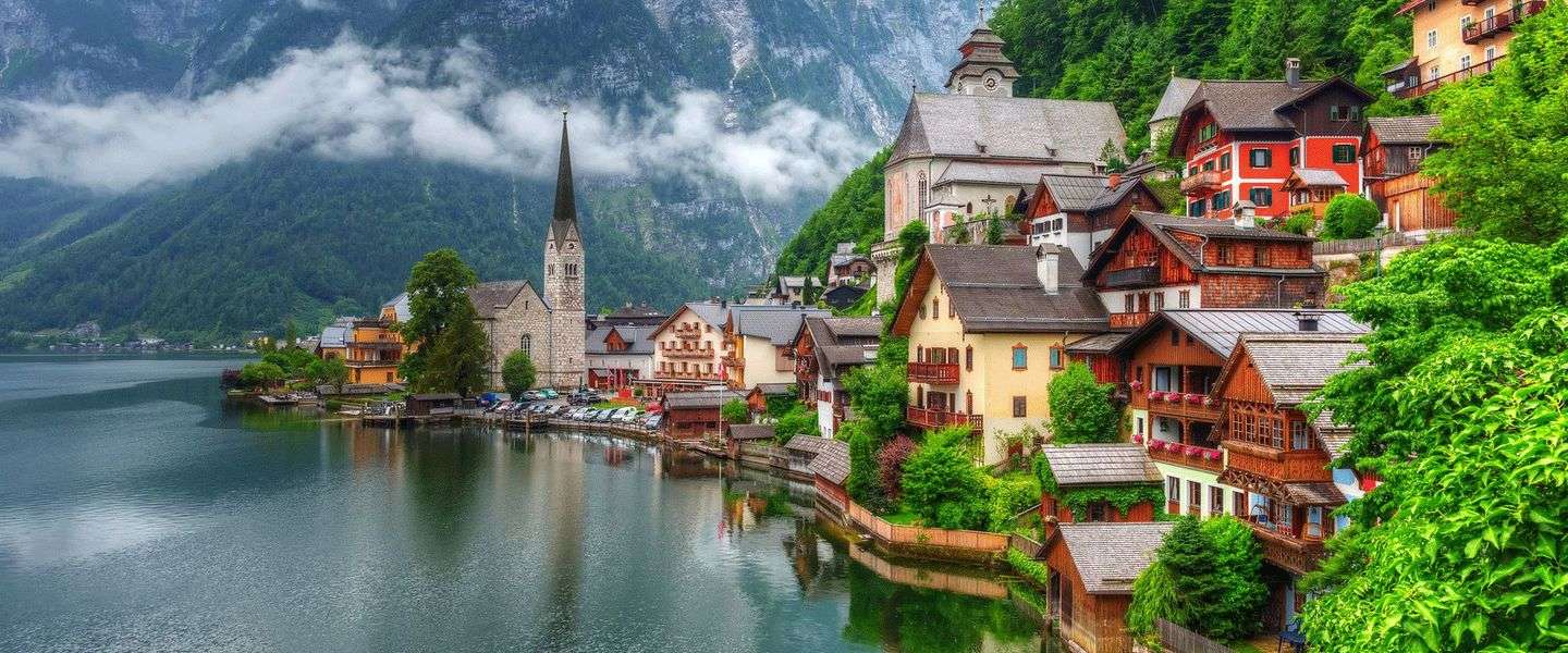 Hallstatt en Alta Austria rompecabezas en línea