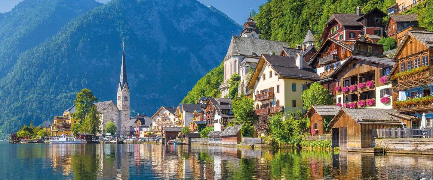 Hallstatt v Horním Rakousku skládačky online