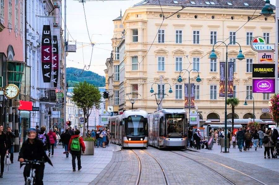 Linz in Opper-Oostenrijk online puzzel