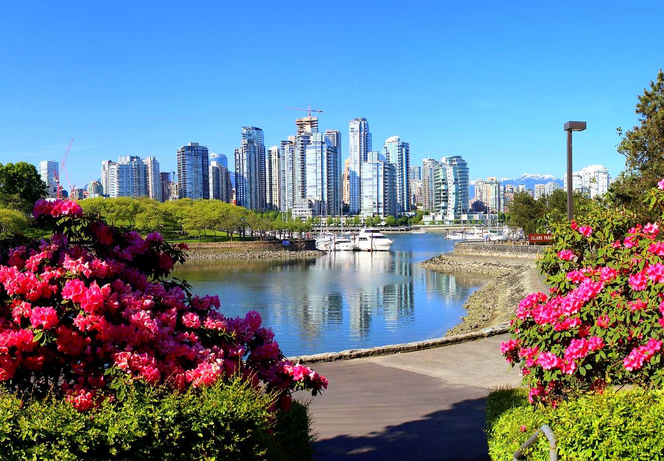 Granville-distriktet i Vancouver Pussel online