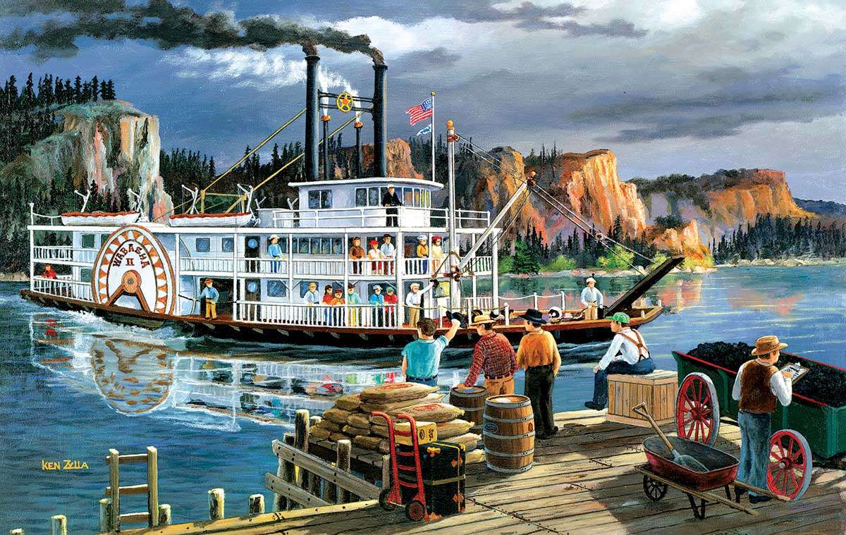 Big riverboat puzzle en ligne