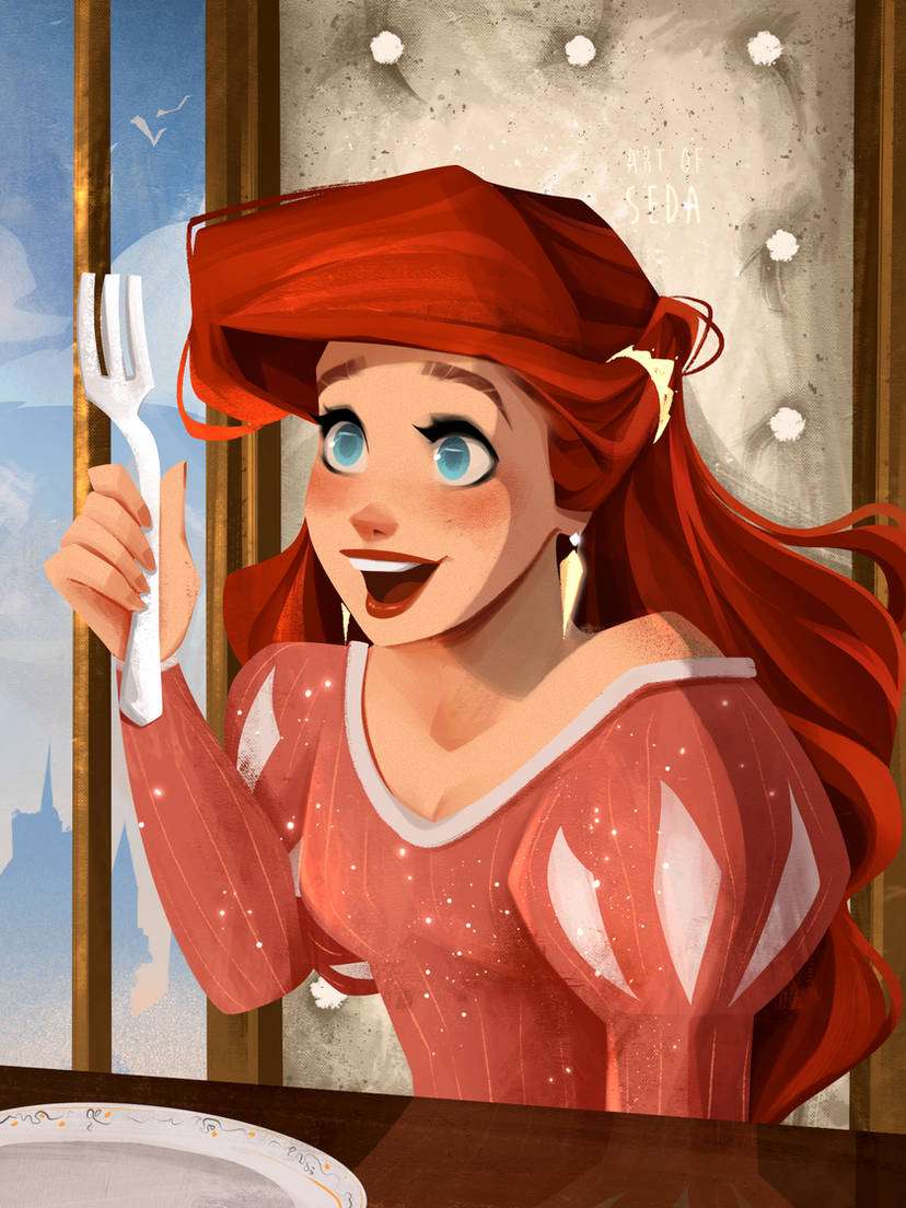 Dinglehopper al lui Ariel puzzle online