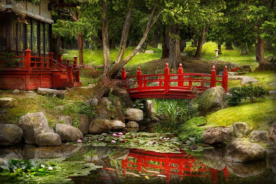 Ιαπωνικός κήπος online παζλ