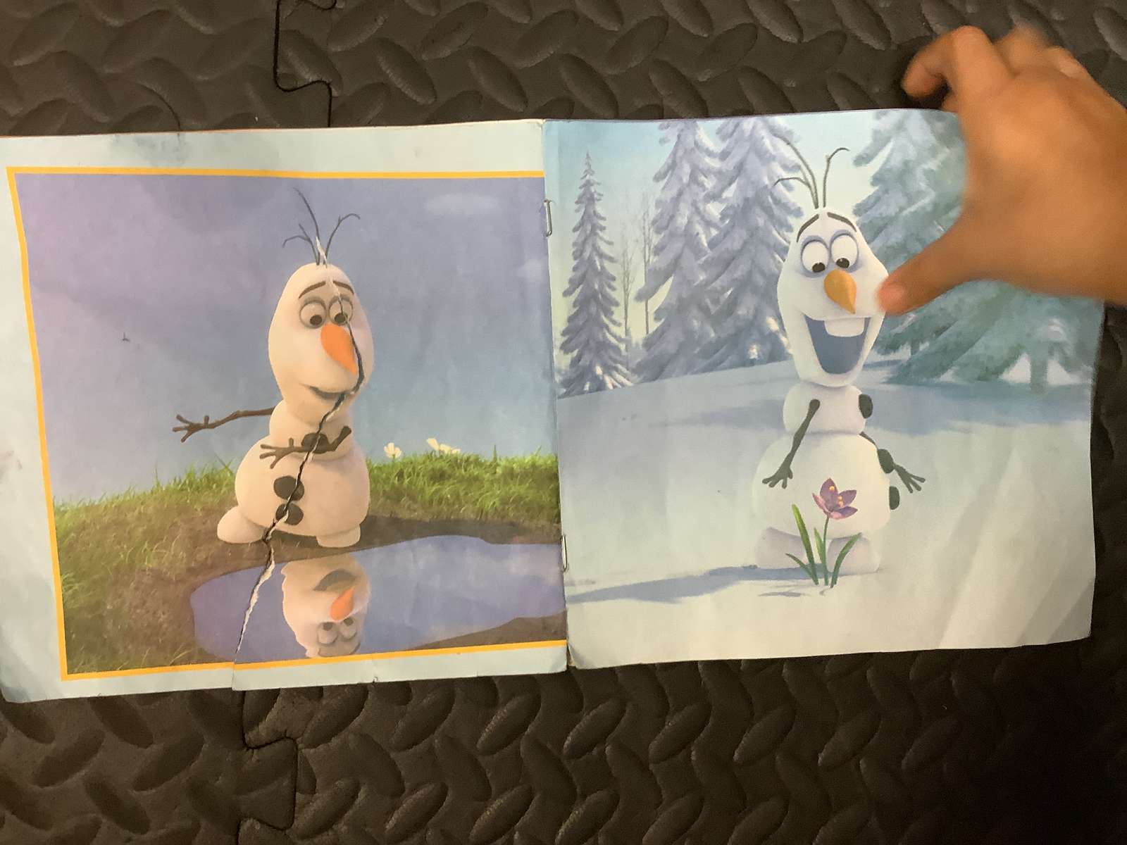 Olaf je šťastný online puzzle